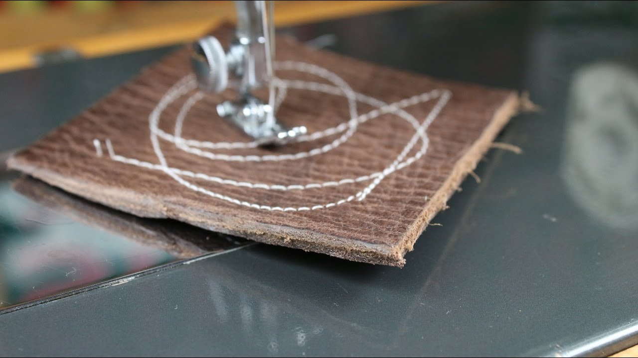 Brother Universal Semi Industrial Sewing Machine Sewing Leather YouTube