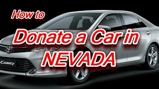 Donate a Car in Nevada