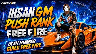 🔴 PUSH RANK FREE FIRE YOK/TEAM CODE/CR CS ELITE HAVE FUN #freefire #liveshortsff #pushrankff