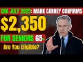 CRA July 2025 Mark Carney Confirms 2 350 For Seniors 65 Are You Eligible CRA July 2025 Mark Carney Confirms 2 350 For Seniors 65 Are You Eligible