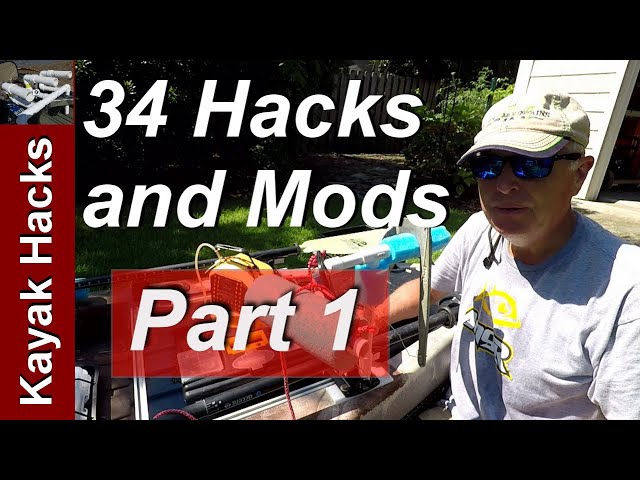 Fishing Kayak Setup Ideas - Part 1 of 34 Easy Kayak Modifications for  Fishing 