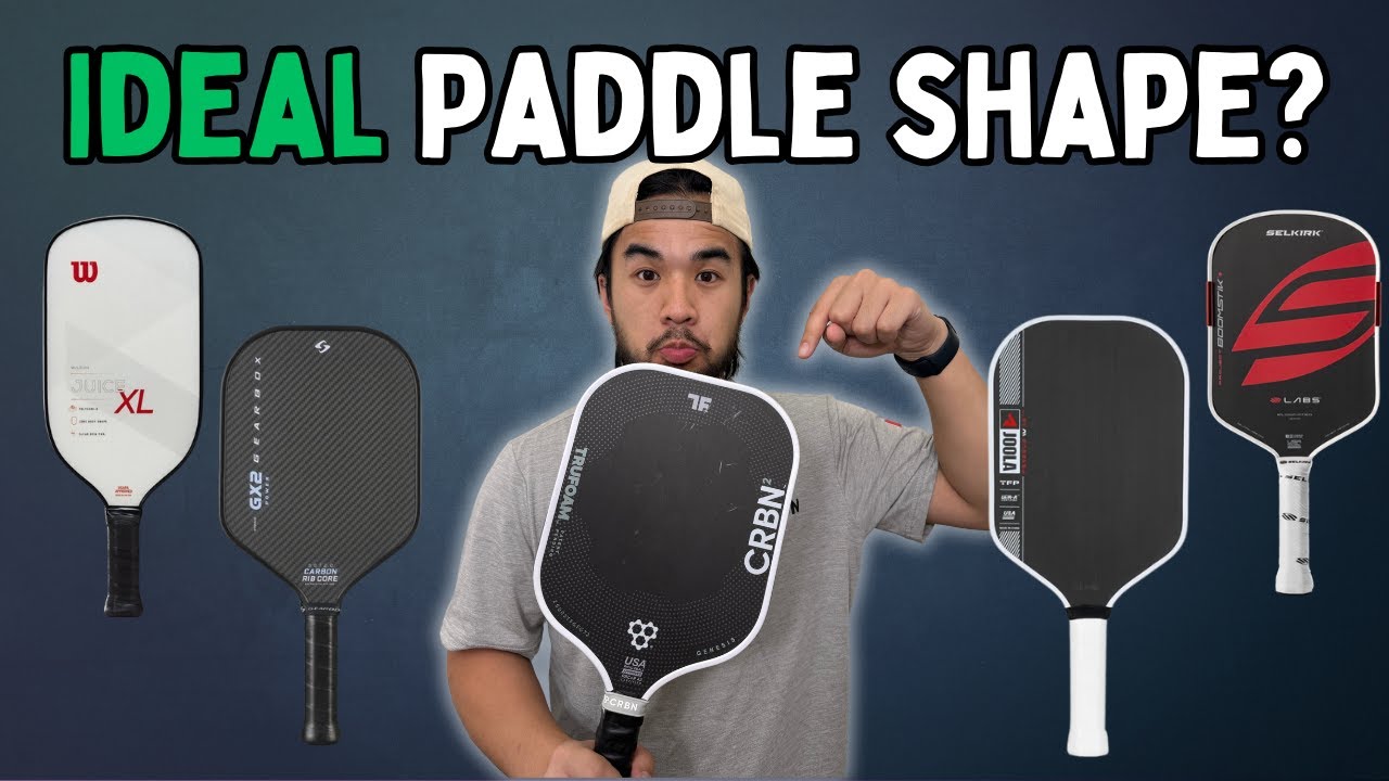 Формы ракеток для пиклбола: стандартные, удлинённые и гибридные