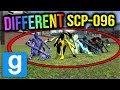 DIFFERENT SCP-096 TYPES!! (gmod scp)