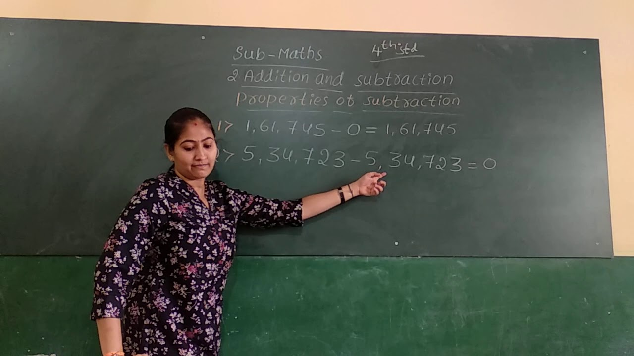 RPS 4TH STD MATHS ADDITION AND SUBTRACTION BY DEEPA - YouTube