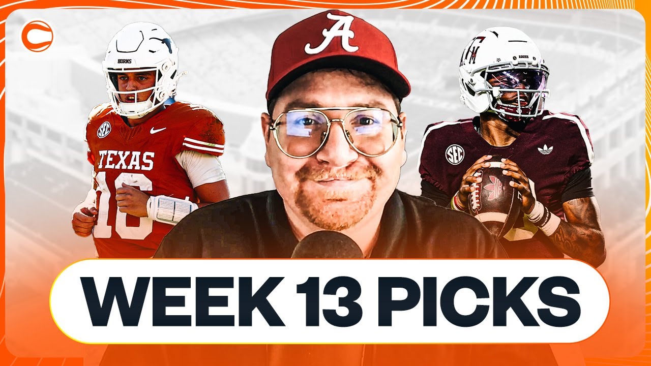 COLLEGE FOOTBALL WEEK 13 PICKS & PREDICTIONS w/ BRAD POWERS - YouTube