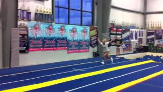 Taylor doing her first flash kick