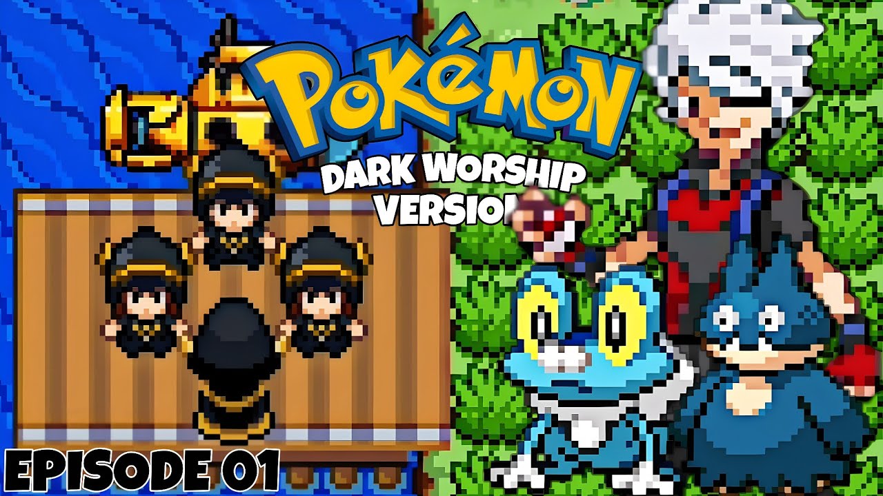 Best Rom Hack - Pokemon Dark Worship Completed English - Gameplay  Walkthrough Part 1 