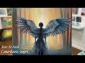 How To Paint An ANGEL acrylic painting tutorial