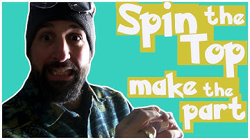 SCROLL SAW PROJECT FOR BEGINNERS - Spin the Top |  Making the Part