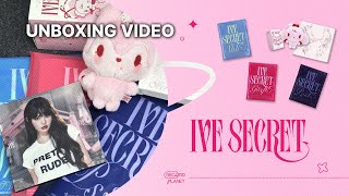 IVE [ IVE SECRET ] UNBOXING｜아이브 앨범깡 #IVE #아이브 #XOXZ