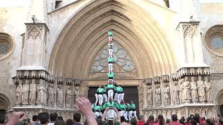 Castellers de Vilafranca - Pilar de 8 amb folre i manilles - Pla de la Seu 2022