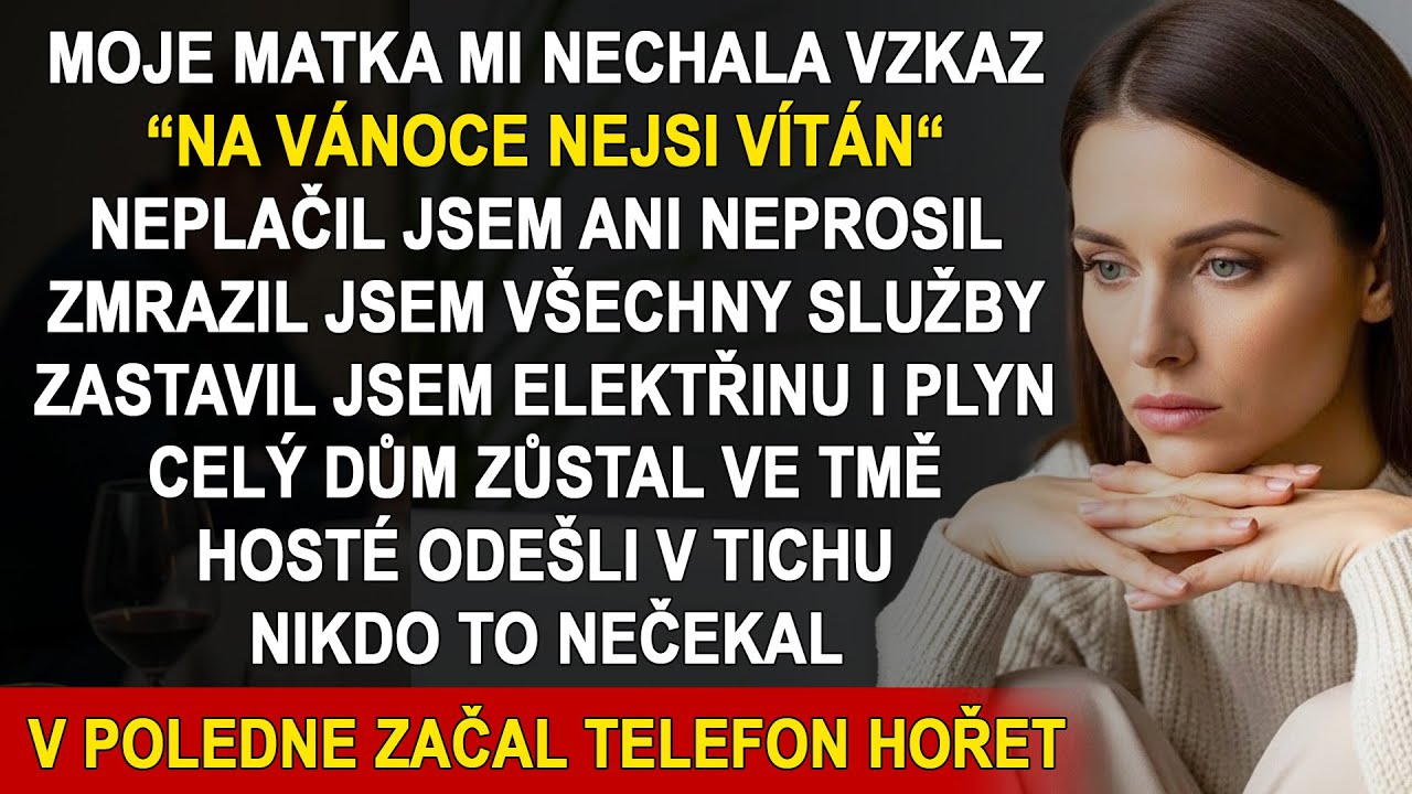 Moje matka mi nechala vzkaz na záznamníku: „Všichni jsme se shodli, že na Vánoce nejsi vítán.“