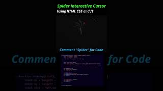Can You Build This Spider Cursor? 🕷️ Frontend Challenge #javascript #coding