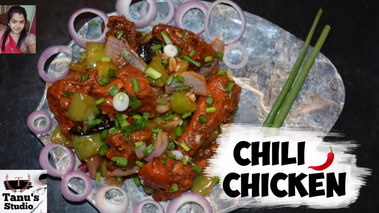 Restaurant style Chilli Chicken | Spicy Chilli chicken recipe | Street food | Tanu's Studio