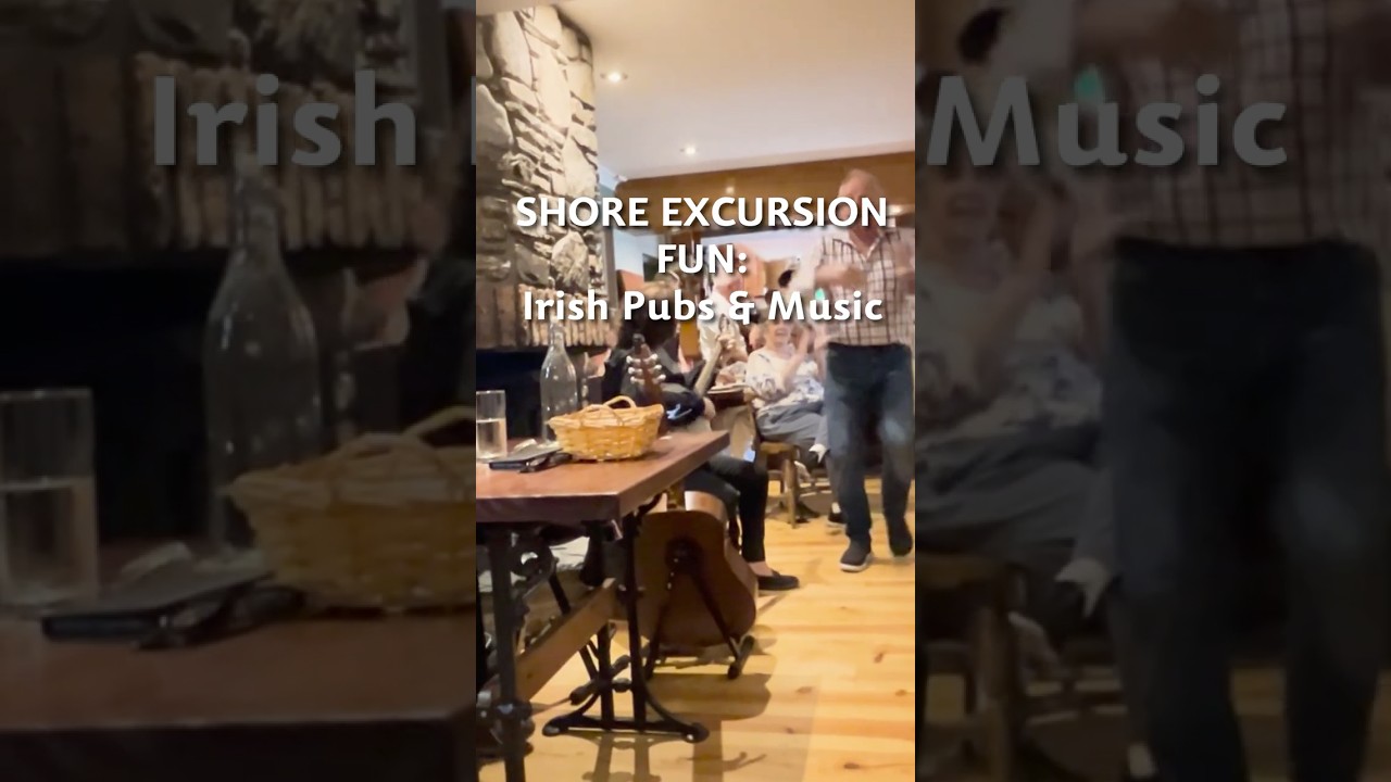 Nothing like an Irish pub sing-along to make a shore excursion unforgettable! 🎶🍺