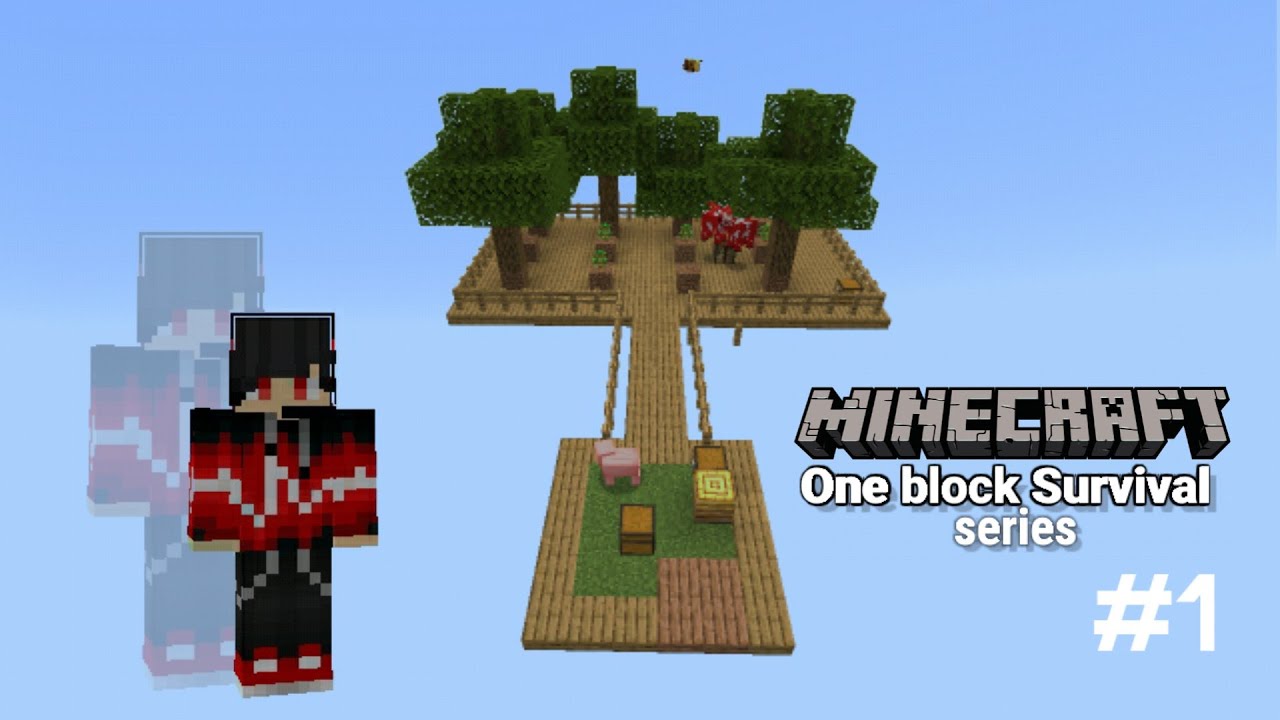 minecraft one block survival series in hindi - YouTube