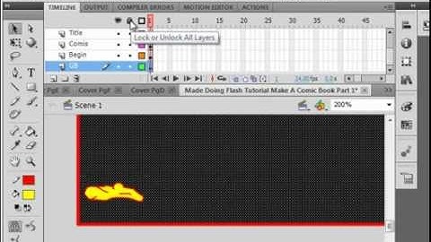 Flash CS5 Tutorial Make A Comic Book Part 2.avi