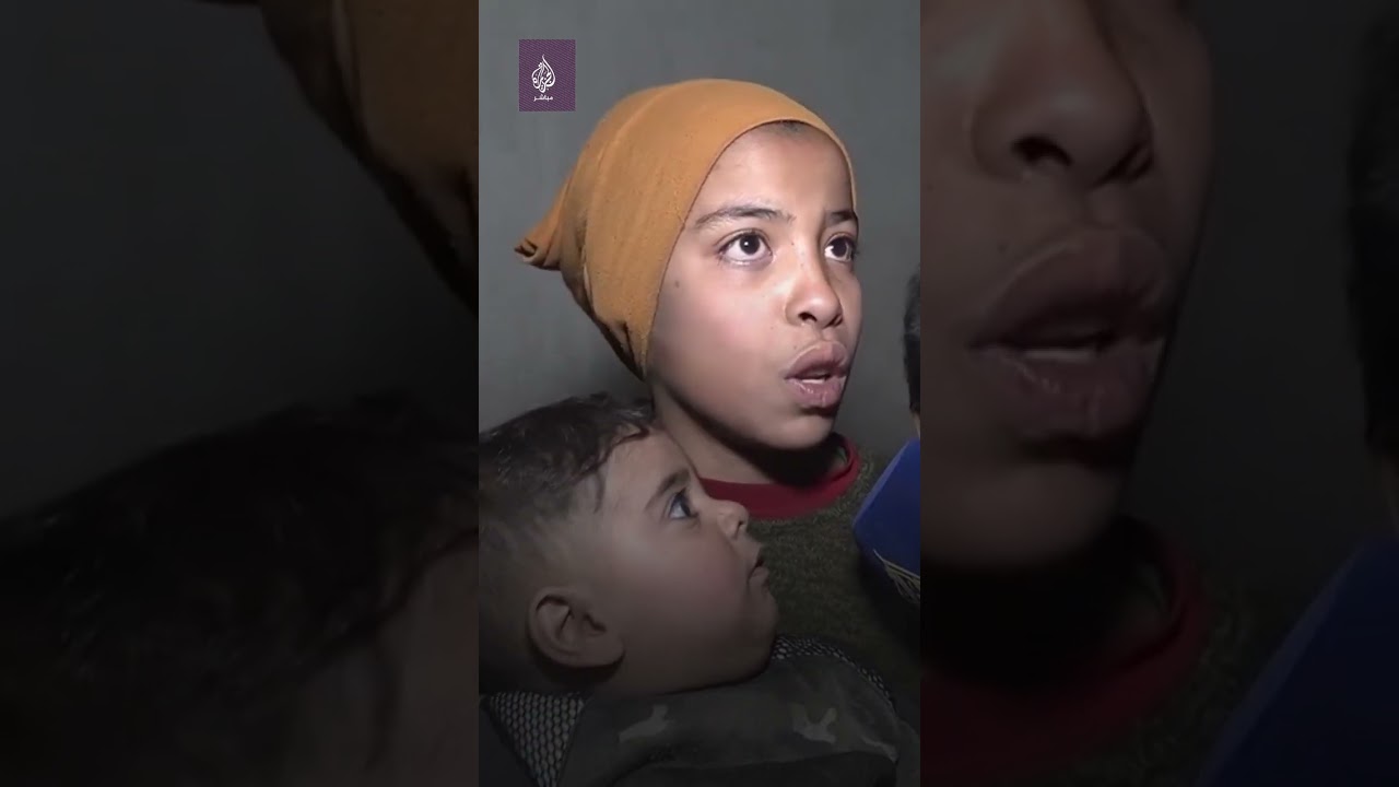 وهي تحبس دموعها.. الطفلة النازحة شيماء: أتمنى أن يكون لدينا بيت وأن أعود للمدرسة