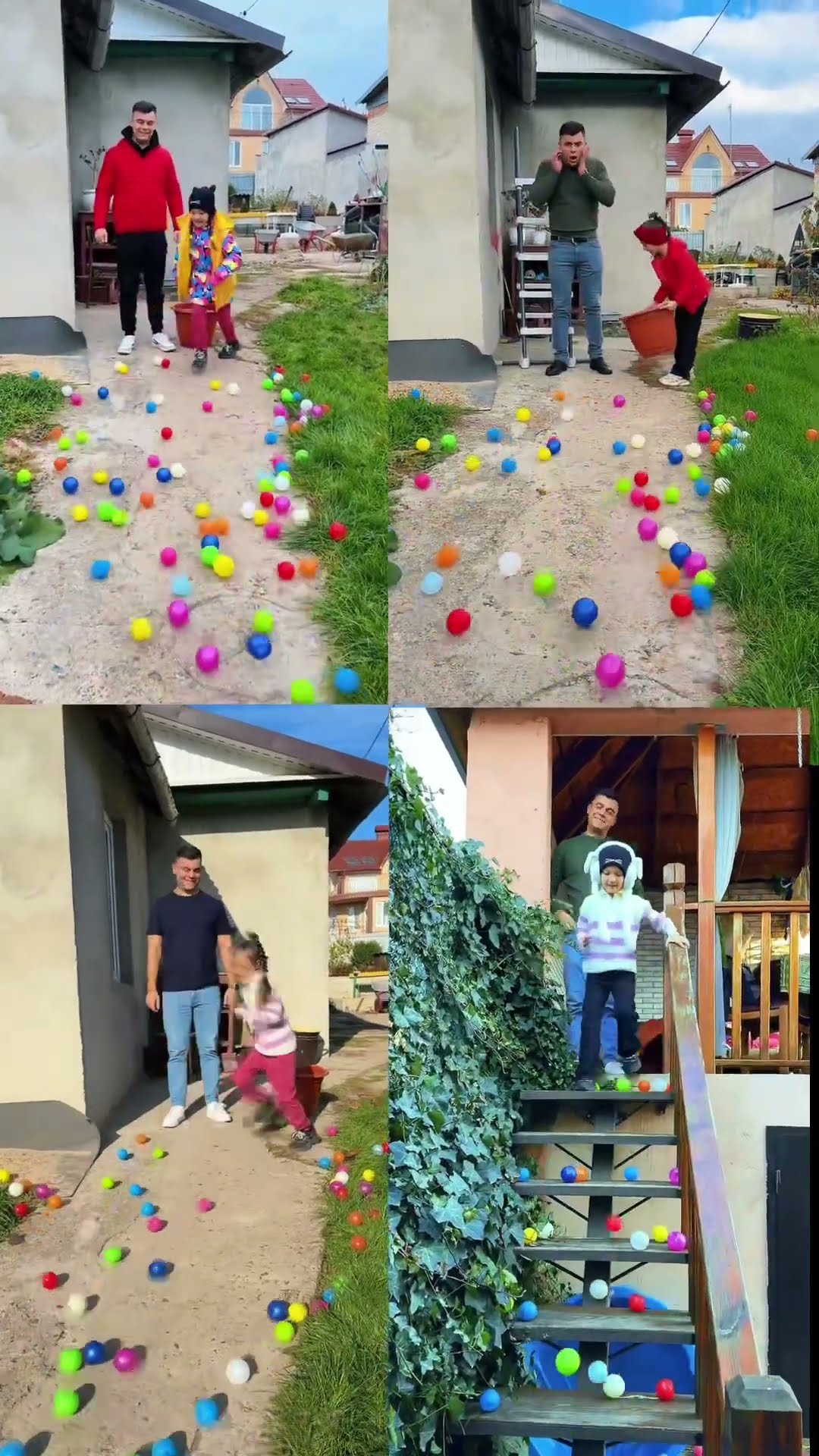 One million magic balloons by Secret Vlog