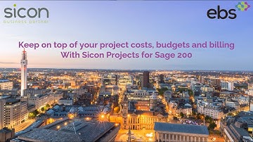 EBS & Sicon Demonstrate the Projects module for Sage 200