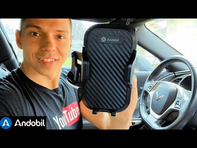 Air vent and Dashboard glass - Car mount for phone review - How to install car  mount holder Andobil 