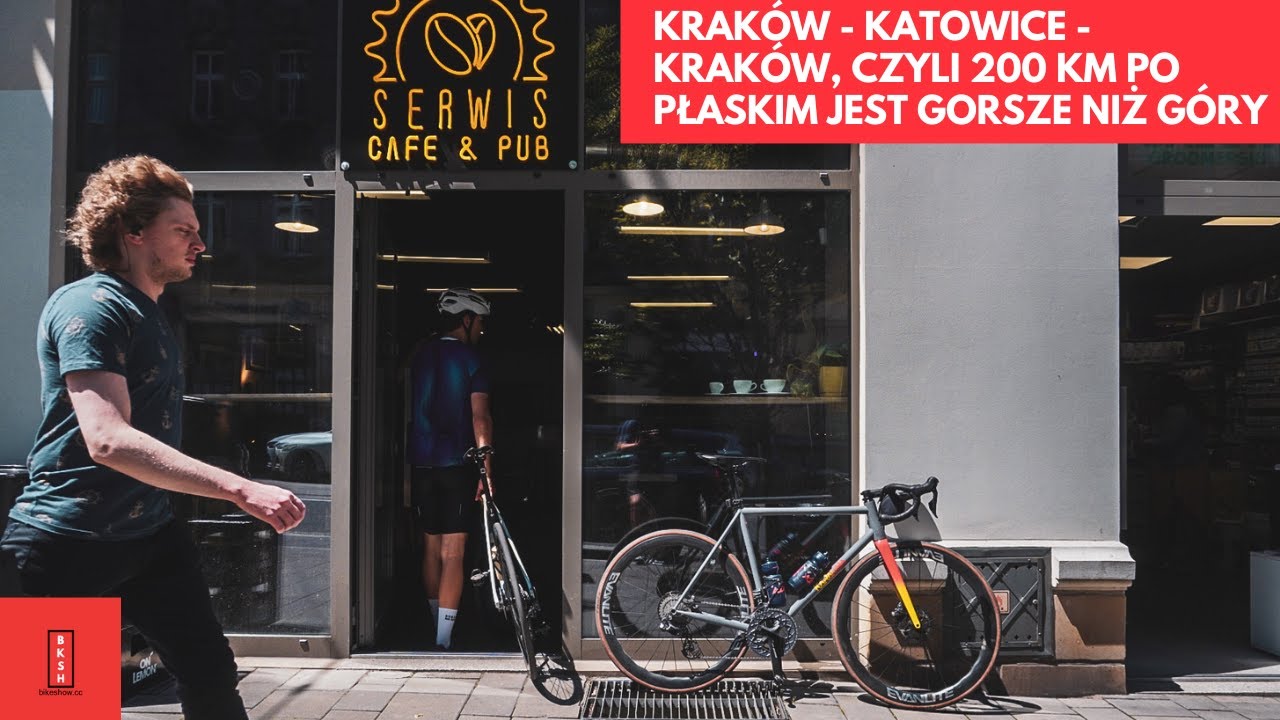 Kraków - Katowice - Kraków, czyli 200 kilometrów po płaskim męczy bardziej niż góry