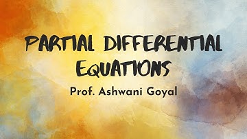 Partial Differential Equation- Example Of One Dimensional Heat Equation.Lecture-3