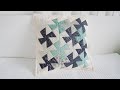 Flic Flac patchwork pillow. Tutorial.