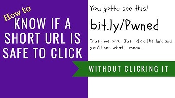 How to check a short URL before clicking it
