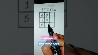 maths challenge tricks gemtoppers puzzle shorts