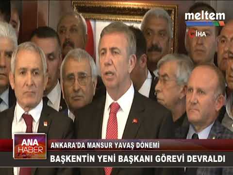 ANKARA'DA MANSUR YAVAŞ DÖNEMİ