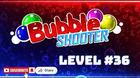 Bubble Shooter Level 36 gameplay 🎮 | Can I Solve This Tricky Puzzle 🧩