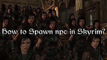 How to Spawn NPC in Skyrim?