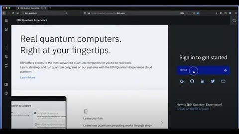 Learn with IBM Quantum Experience