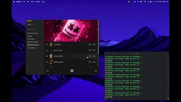 Building a Spotify Desktop App (HTML, CSS, Javascript) and NodeJS Server