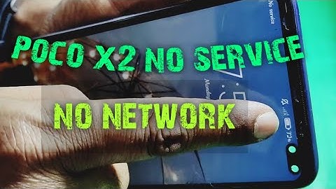 poco x2 cpu reball.poco x2 no service. no network problem solution