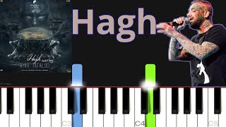 آموزش ورژن پیانو حق از امیر تتلو🎹Hagh - Amir Tataloo Piano Tutorial