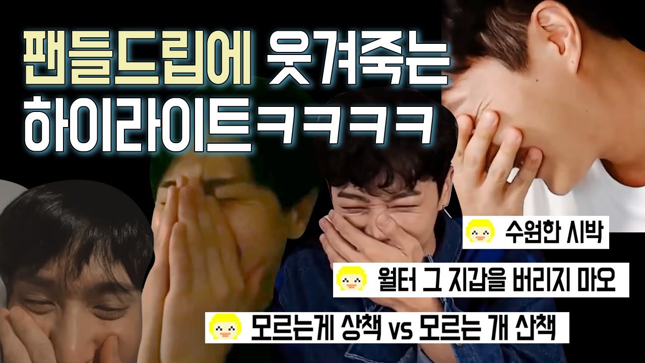 [HIGHLIGHT] 팬들드립에 웃겨죽는 하이라이트 (별로 안웃긴데? 하고 보고있다보면 같이 웃고있는 나를 발견)