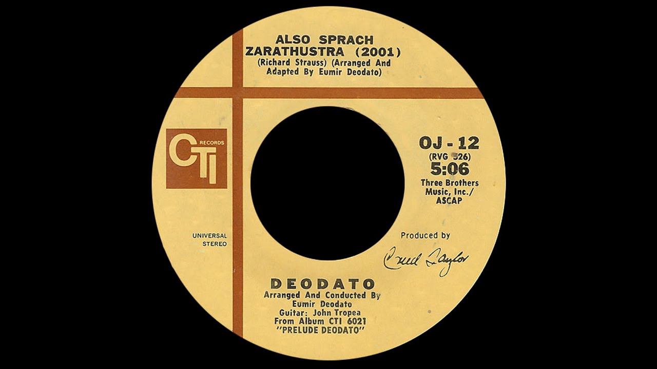 Deodato Also Sprach Zarathustra (2001) 1973 Jazz Funk Purrfection Version. 