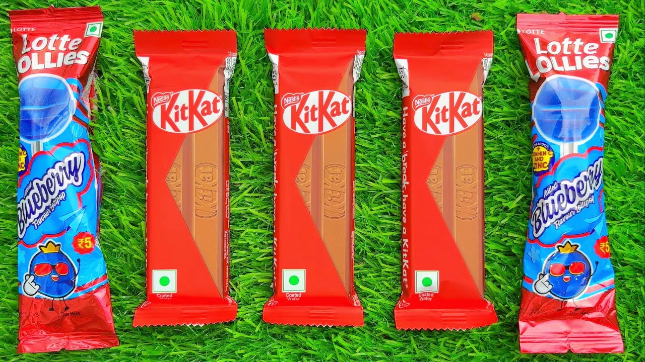 ASMR Most Popular Candys / some lots of colorful rainbow lollipop candy / unpacking chocolate eat