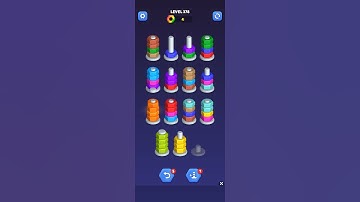 Nut sort - color puzzle game by kiwi fun level 378
