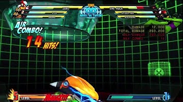 MvC3: Zero Level 3 Hyper Combo 831,700 Damage w/ Assist