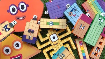 Looking for Numberblocks NEW 100 399 Puzzle Tetris Shape ASMR  | Numberblocks Satisfying Video