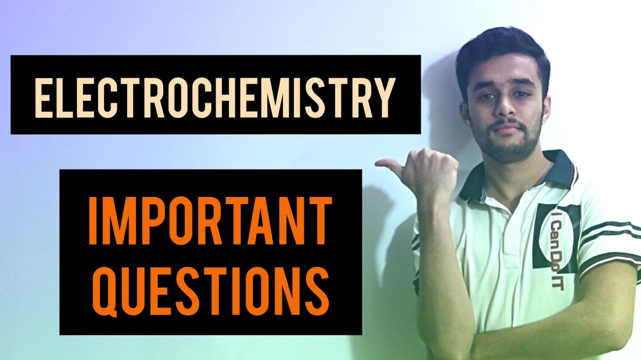 ELECTROCHEMISTRY IMPORTANT QUESTIONS CLASS 12TH KARNATAKA