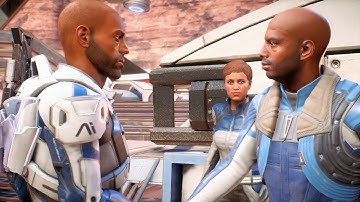 Mass Effect: Andromeda - A Better Beginning: Ryder Meets August Bradley, Addison Dialogue Trees