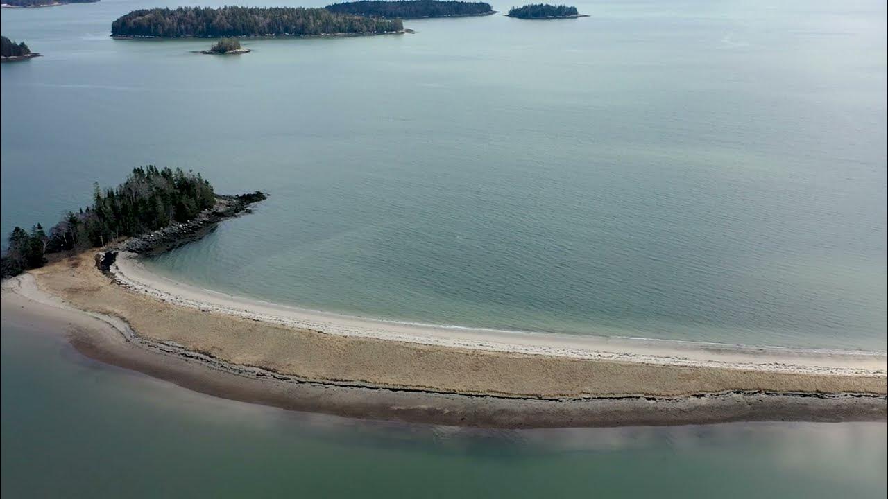 sand bar harrington maine carrying place cove YouTube