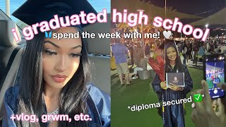 SPEND A WEEK WITH ME PREPARING FOR GRADUATION (nails, clothing haul, good eats, and more)