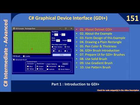 Video: Was ist GDI+ in C#?