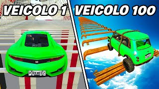 GTA 5 GARE 🐷 MEGA PARKOUR MULTIVEICOLO E CRASH DEL GIOCO !!!