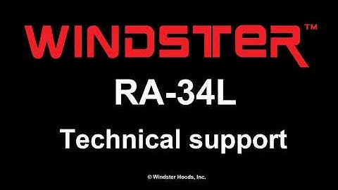 Windster Range Hood - RA-34L - How to replace baffle filters